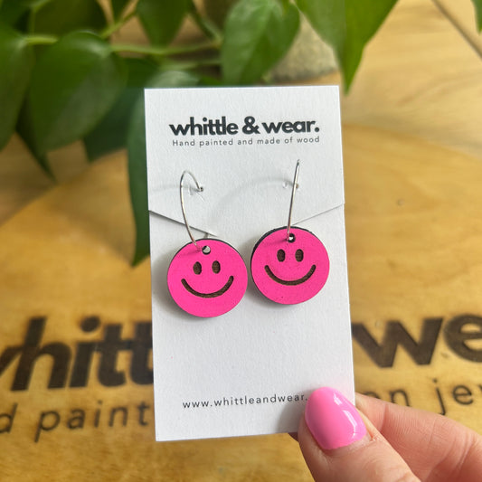Smile hoops Pink