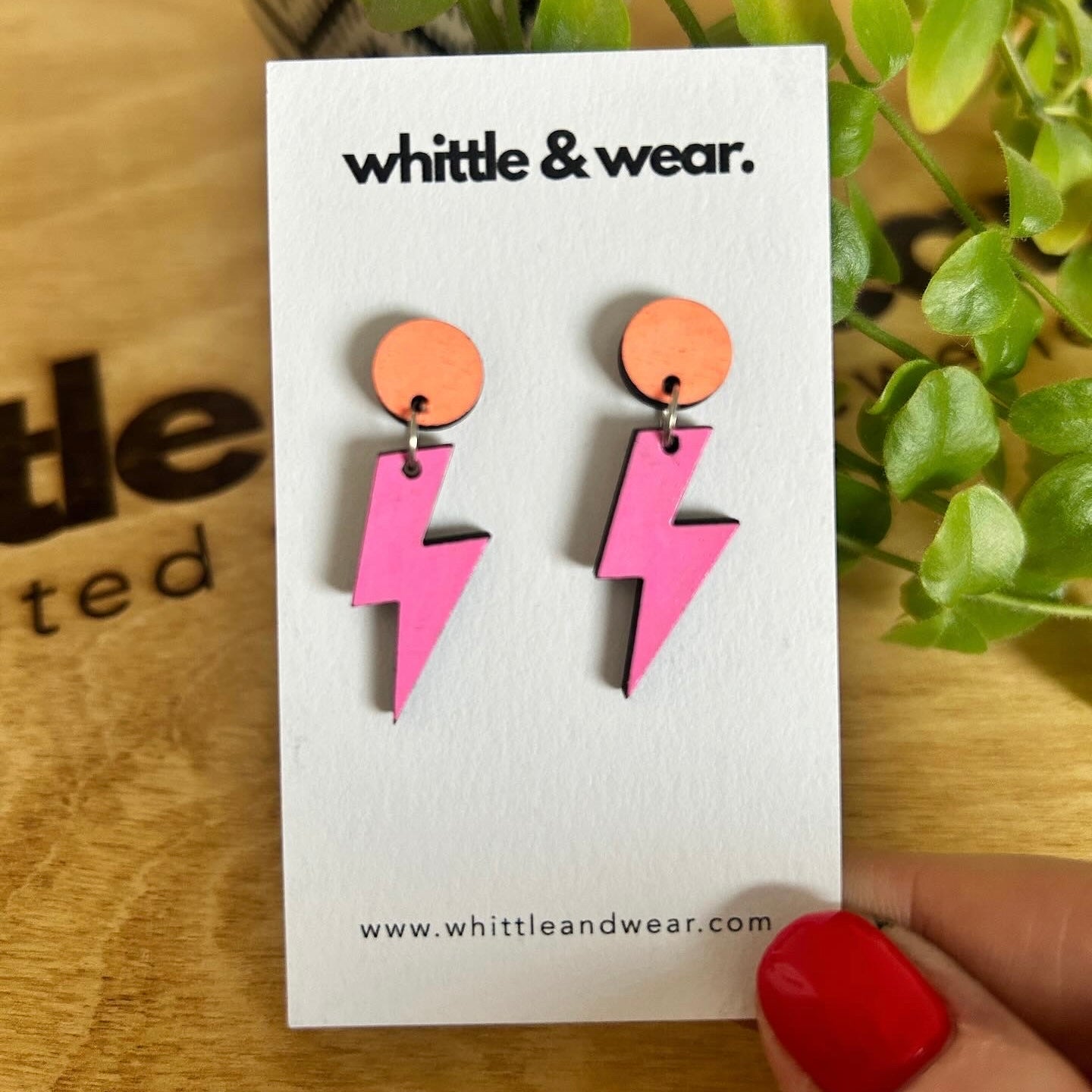 Lightning bolt dangles