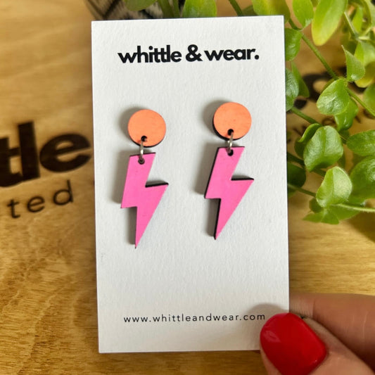 Lightning bolt dangles