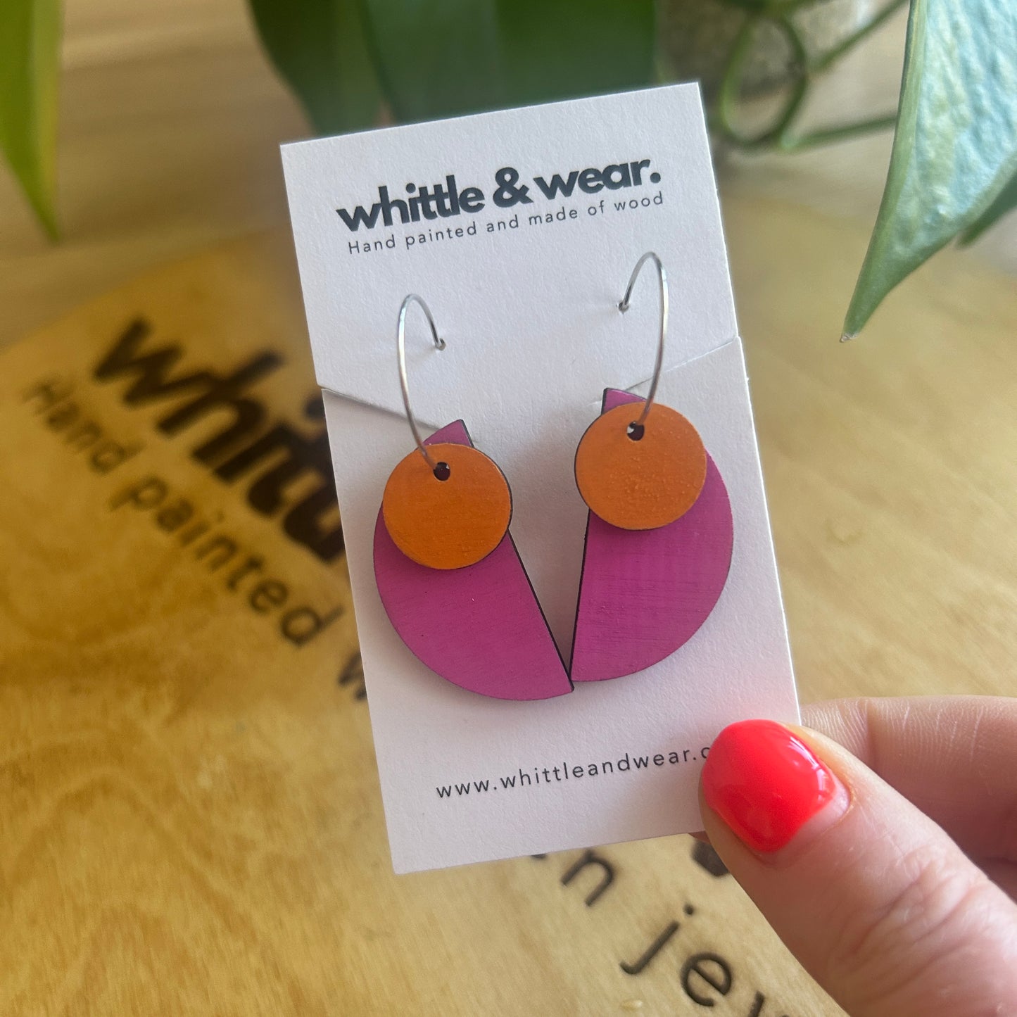 Switch it up hoops pink