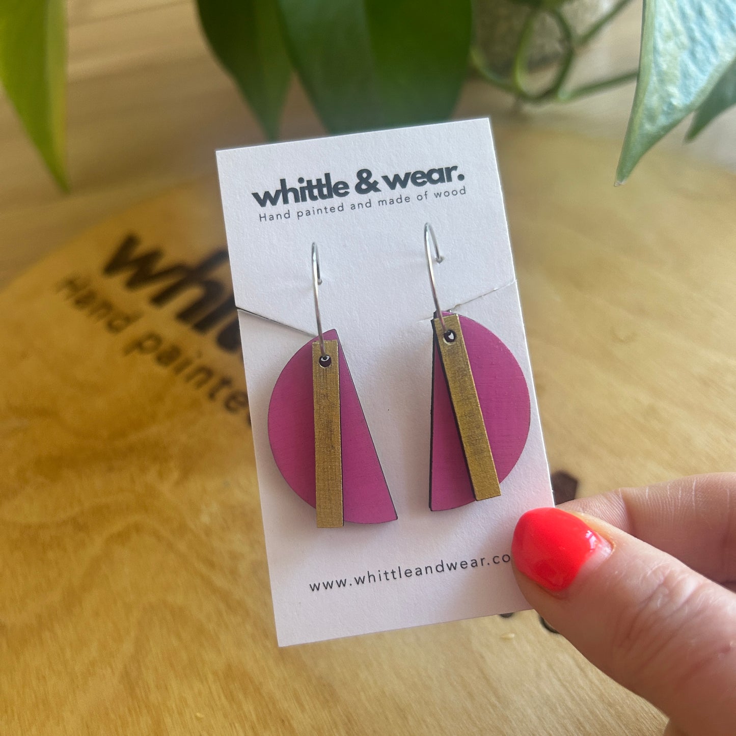 Switch it up hoops pink