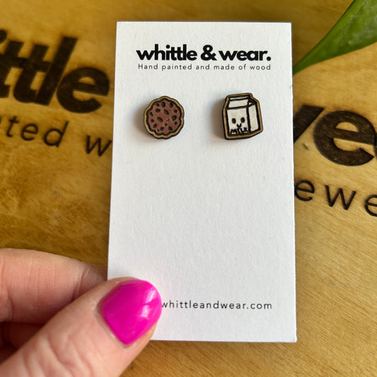 Cookie and milk studs