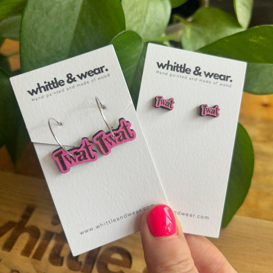 Twat Earrings STUDS